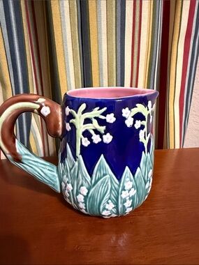 J Willfred “Lilly of the Valley” Ceramic Creamer Pitcher